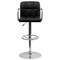 Emma and Oliver Contemporary Quilted Vinyl Adjustable Height Barstool with Arms